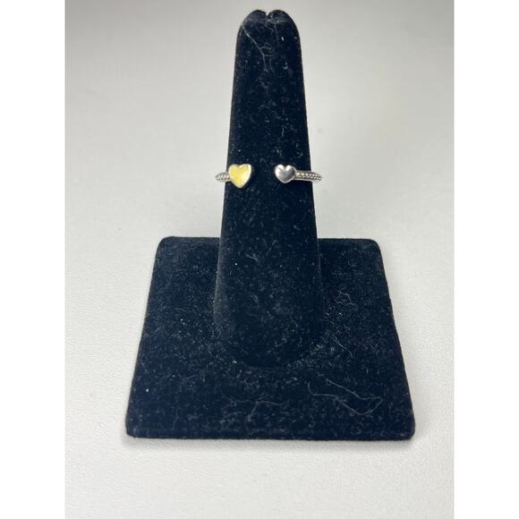 Pandora Jewelry - Pandora ALE 925 Sterling Silver & Enamel Heart Ring Size 6.75